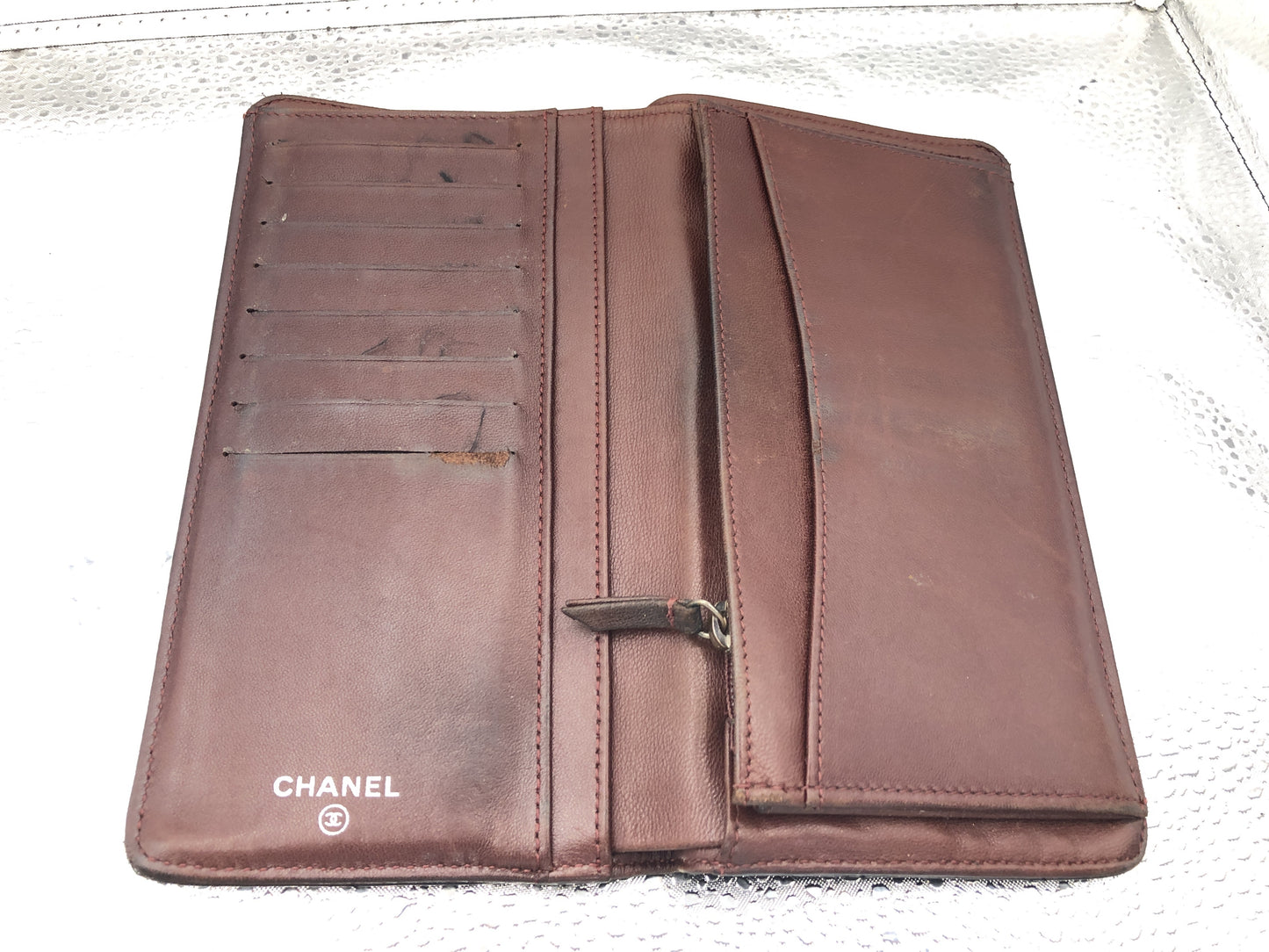 CHANEL Matelasse Bifold Long Wallet with Seal 12059396 Black Lambskin Wallet