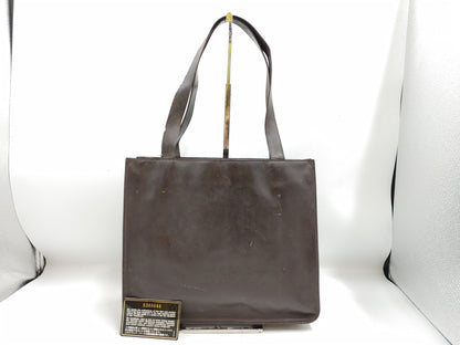 CHANEL Coco Mark Tote Bag with Serial Number Seal 5388844 Brown Calfskin Tote Bag