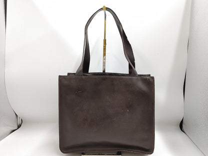 CHANEL Coco Mark Tote Bag with Serial Number Seal 5388844 Brown Calfskin Tote Bag