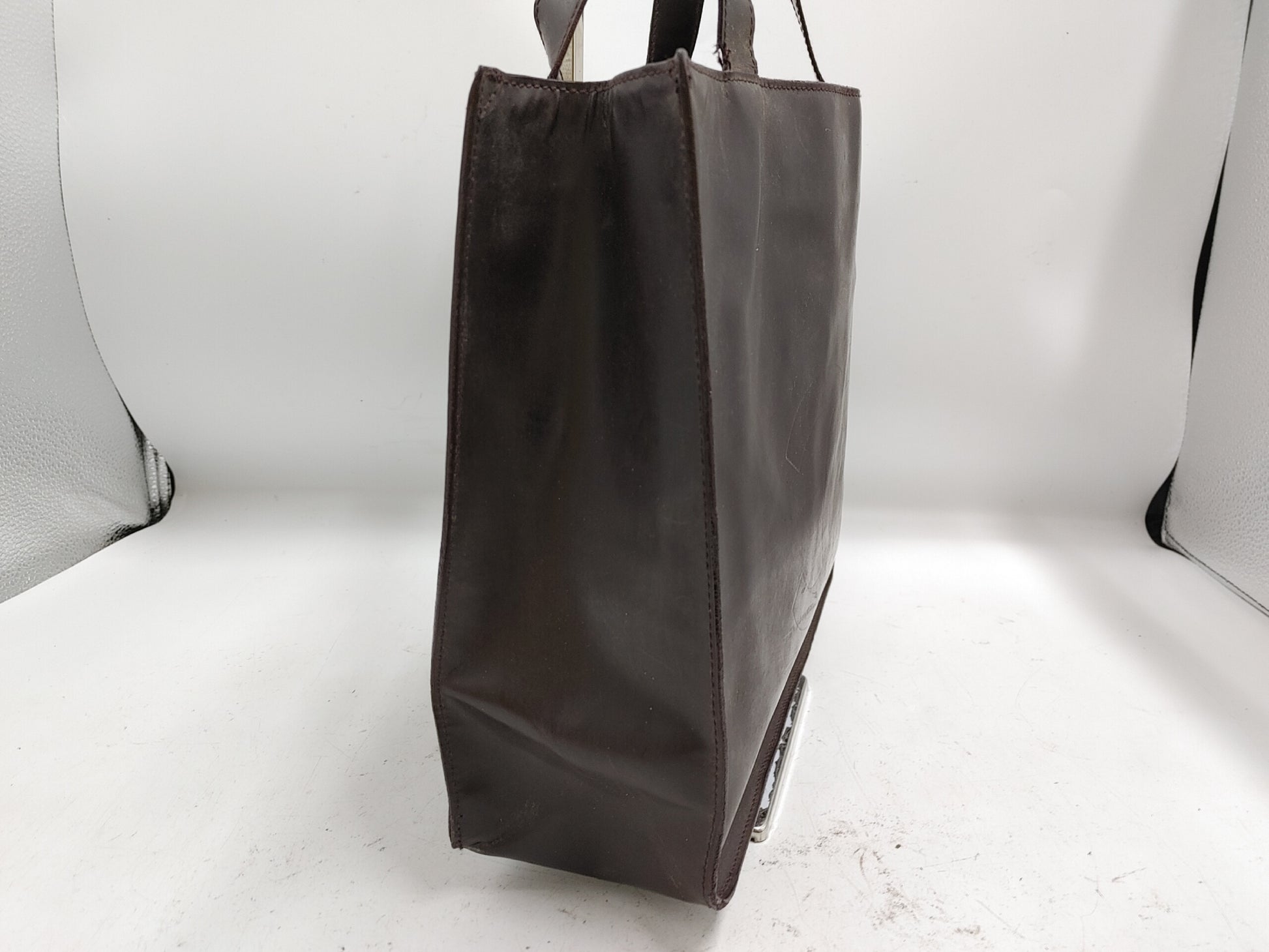 CHANEL Coco Mark Tote Bag with Serial Number Seal 5388844 Brown Calfskin Tote Bag