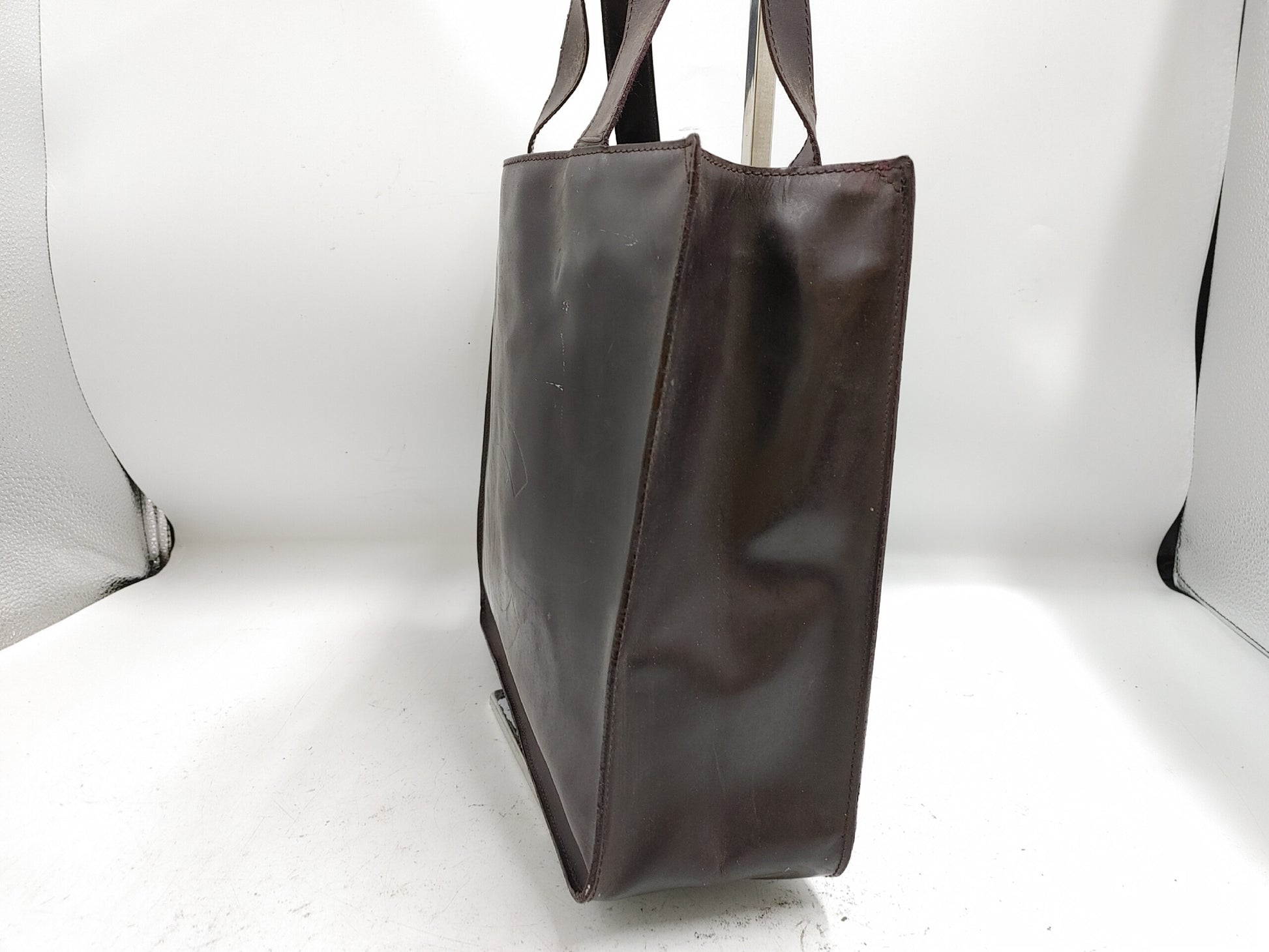 CHANEL Coco Mark Tote Bag with Serial Number Seal 5388844 Brown Calfskin Tote Bag