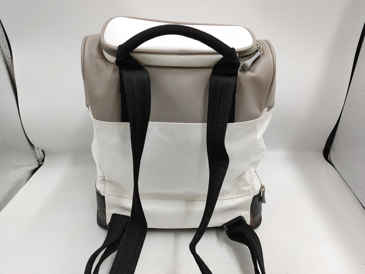 CHANEL Sport Line Backpack with Seal 6396410 Nylon/Rubber Ivory Backpack