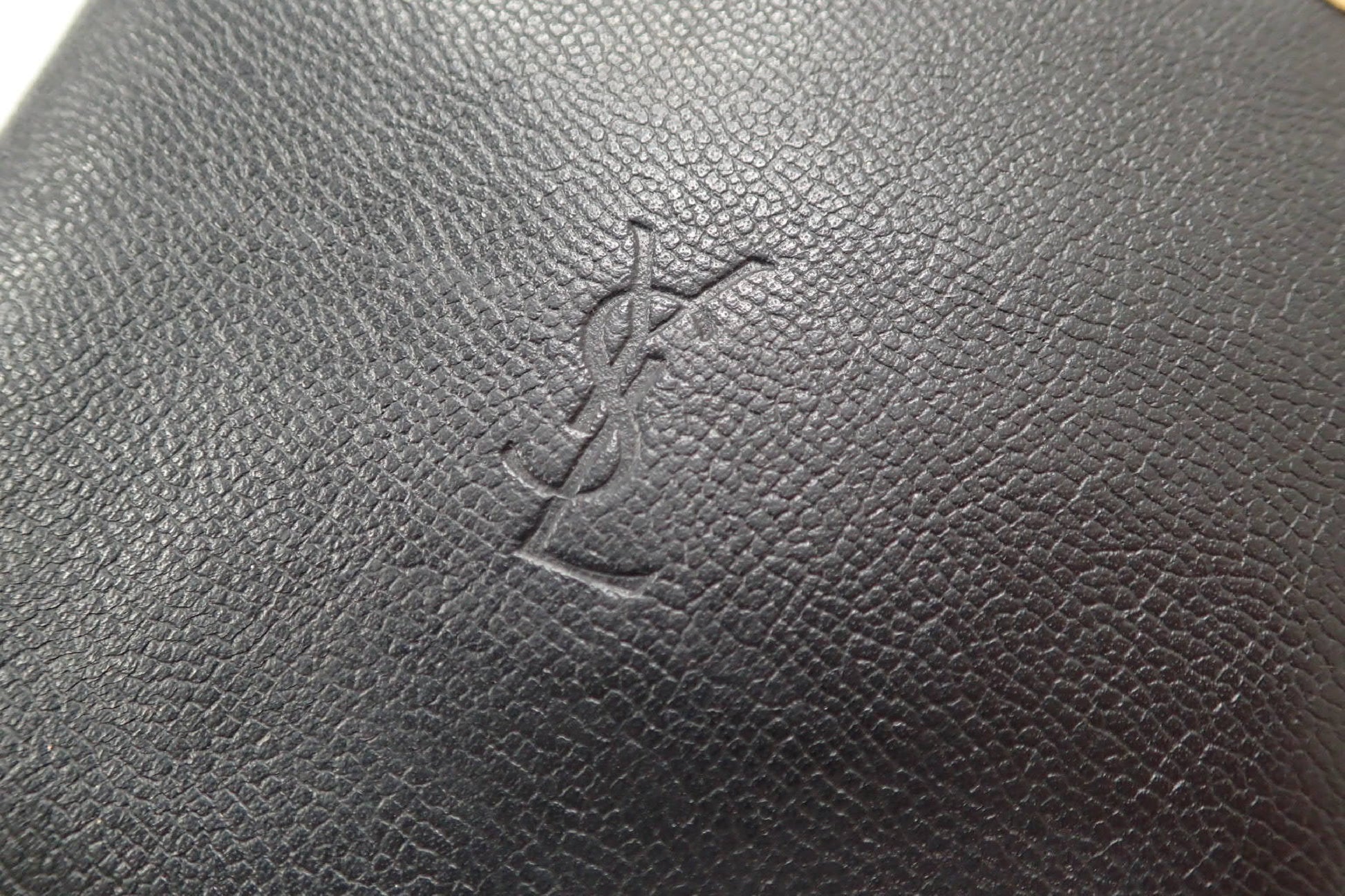 Yves Saint Laurent YSL Leather Bifold Wallet
