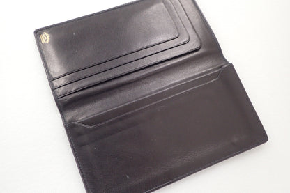 GUCCI Leather Bi-fold Long Wallet Billfold