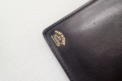 GUCCI Leather Bi-fold Long Wallet Billfold