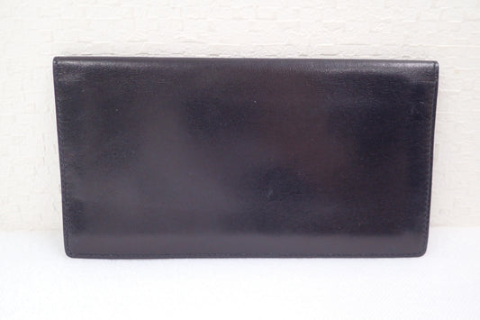 GUCCI Leather Bi-fold Long Wallet Billfold