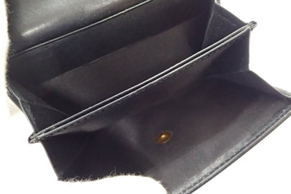 BURBERRY Blue Label Zippered Double Hook Wallet