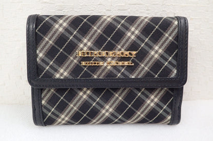 BURBERRY Blue Label Zippered Double Hook Wallet