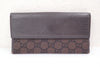GUCCI GG Pattern 128223 Double Hook Bifold Long Wallet