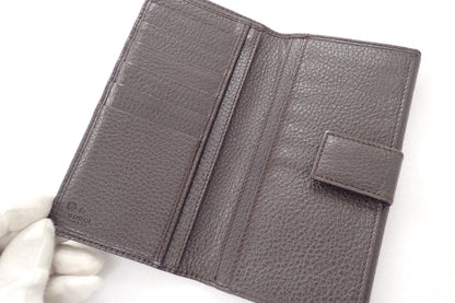 GUCCI GG Pattern 128223 Double Hook Bifold Long Wallet