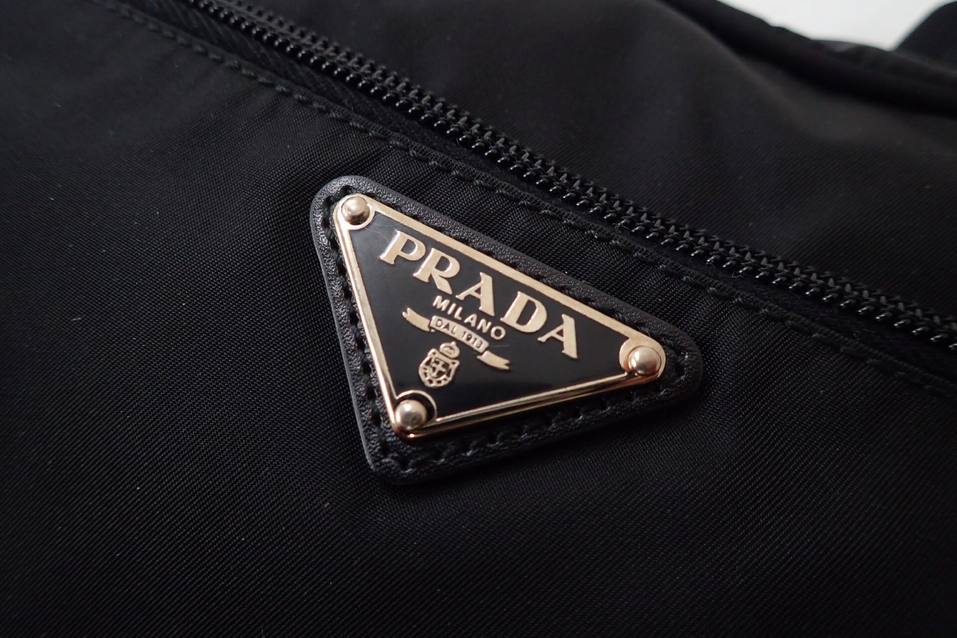 PRADA Prada BT0167 Triangle Logo Plate Shoulder Bag