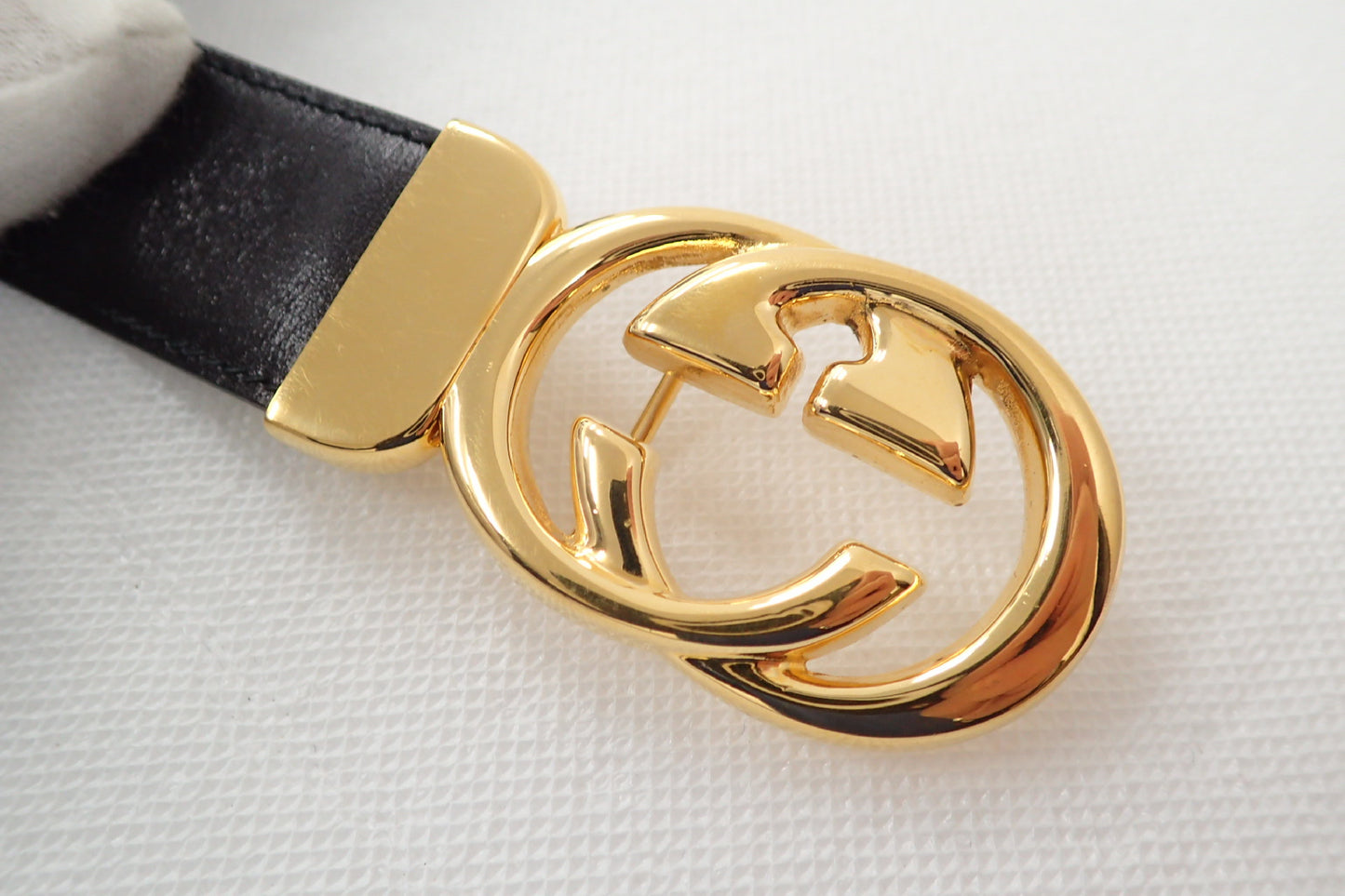 GUCCI GG hardware leather belt