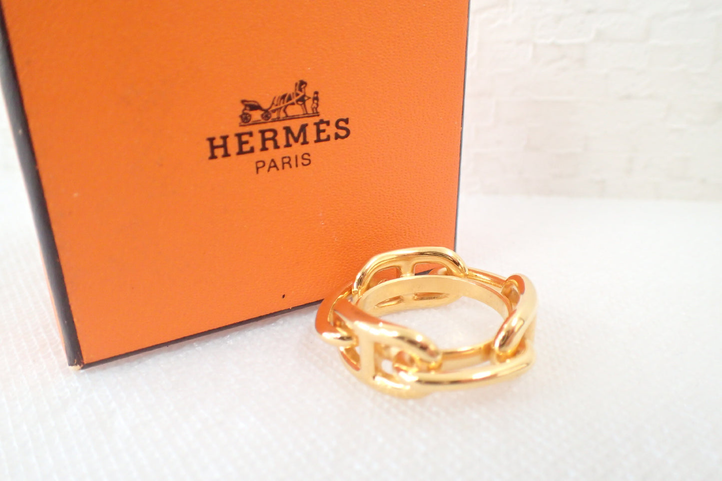 HERMES Chaine d'Ancre Scarf Ring Other Accessories
