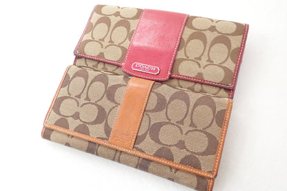 COACH Signature Long Wallet 
