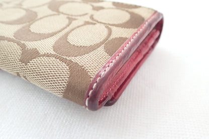 COACH Signature Long Wallet 
