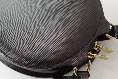 LOUIS VUITTON Epi Mabillon Noir Backpack