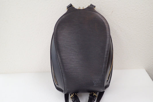 LOUIS VUITTON Epi Mabillon Noir Backpack