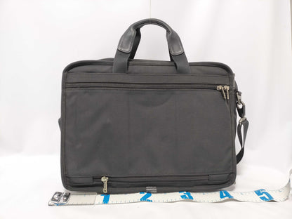 TUMI Alpha Expandable Organizer Computer Briefcase with Name Tag 