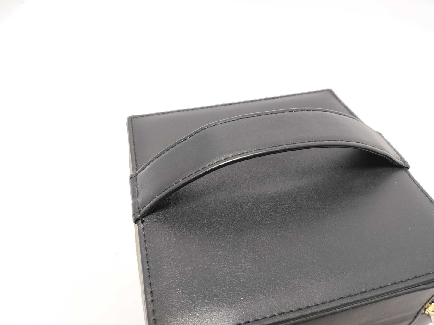 Yves Saint Laurent Vanity Pouch, Black Leather, Box Included