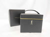 Yves Saint Laurent Vanity Pouch, Black Leather, Box Included