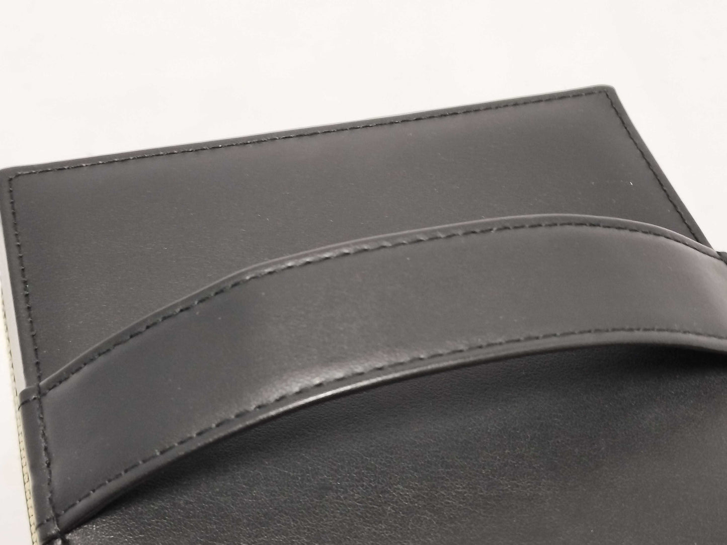 Yves Saint Laurent Vanity Pouch, Black Leather, Box Included