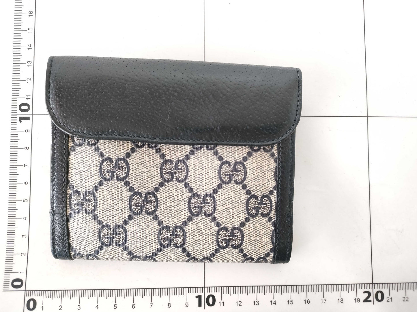 GUCCI Old Gucci Old GG PVC Folding Wallet