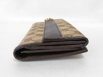 GUCCI GG Canvas Gucci Marmont GG Long Wallet