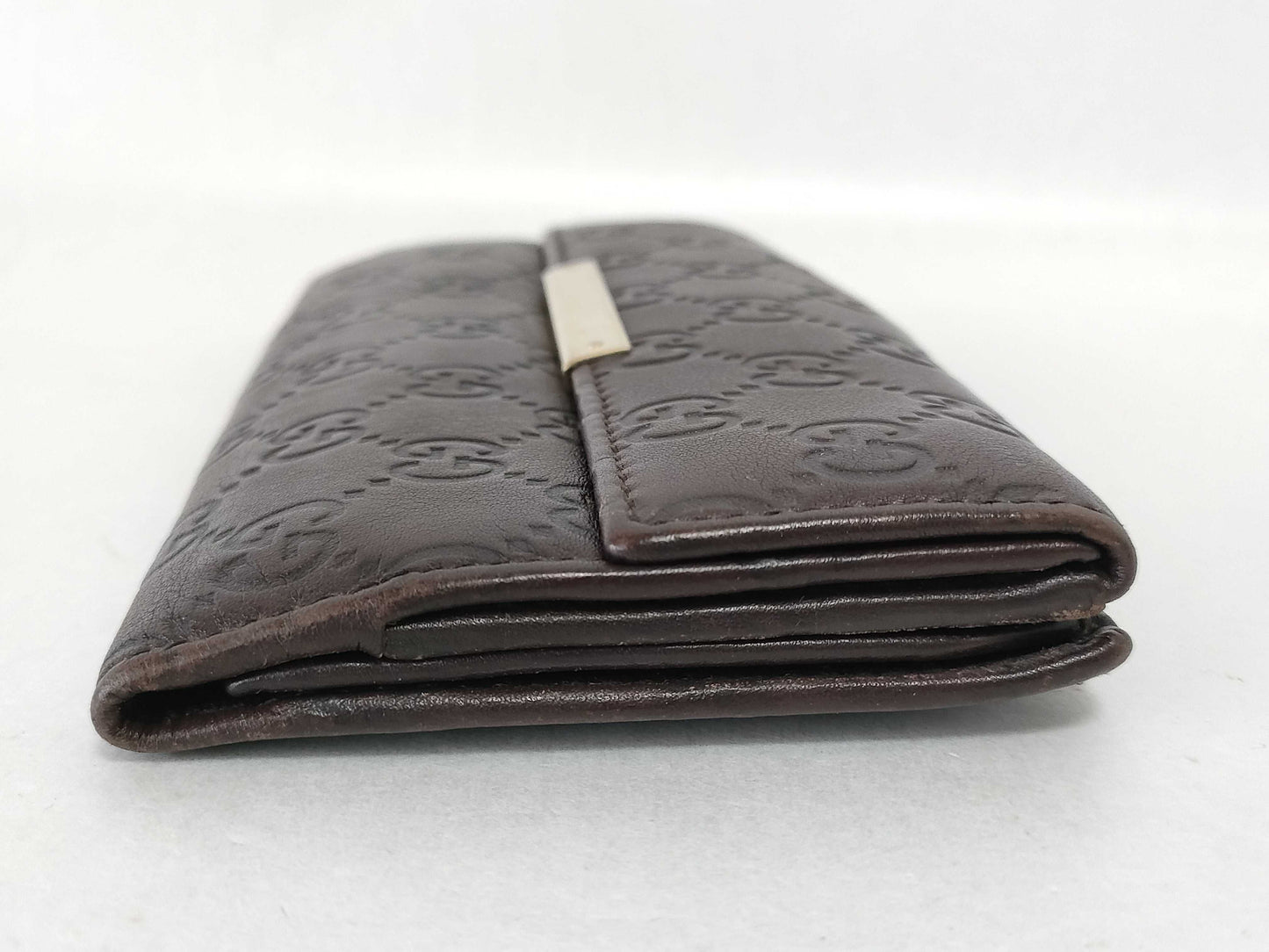 GUCCI Guccissima Gucci GG Shima Leather Long Wallet