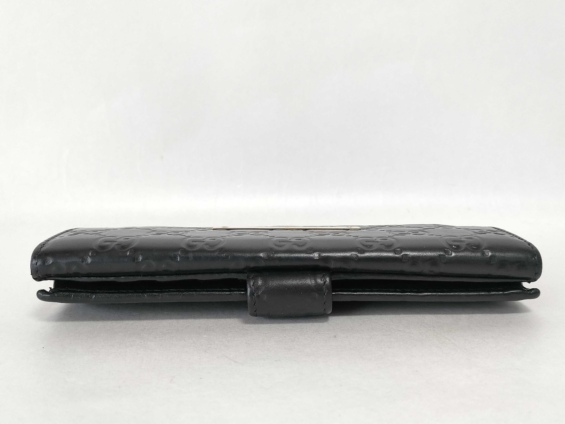 GUCCI Guccissima Gucci GG Shima Leather Long Wallet