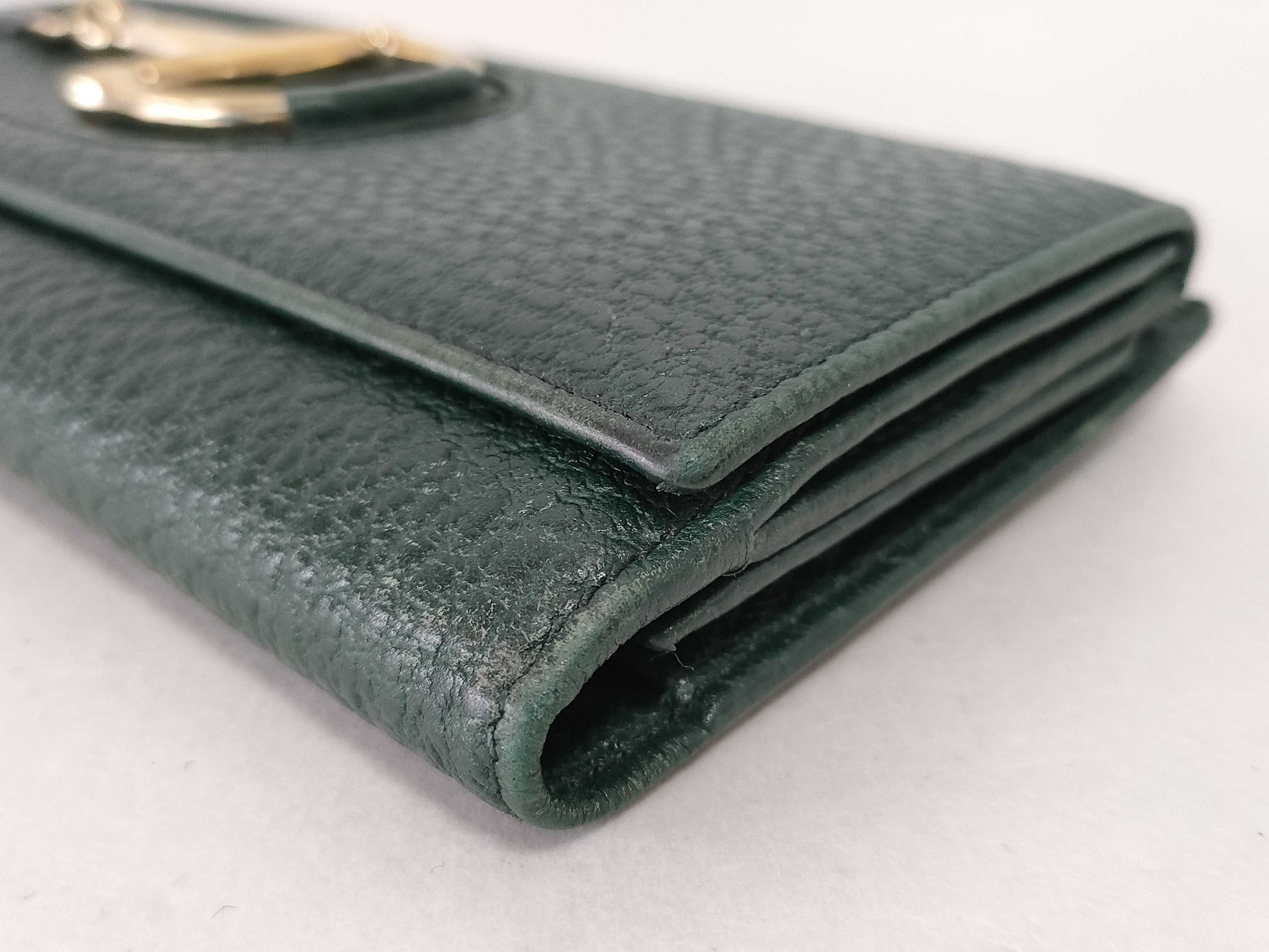 GUCCI Leather Horsebit Long Wallet