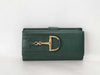 GUCCI Leather Horsebit Long Wallet