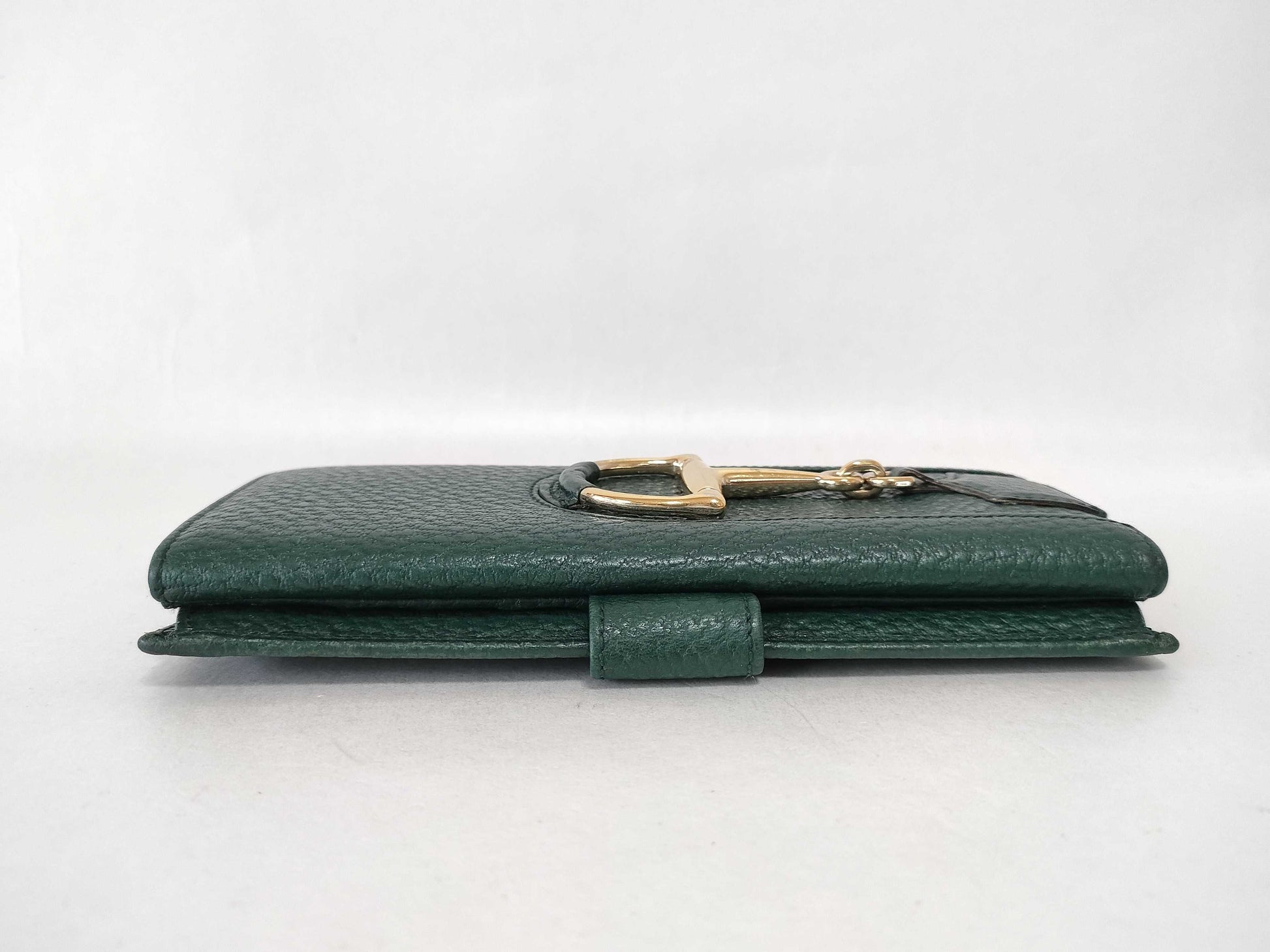 GUCCI Leather Horsebit Long Wallet
