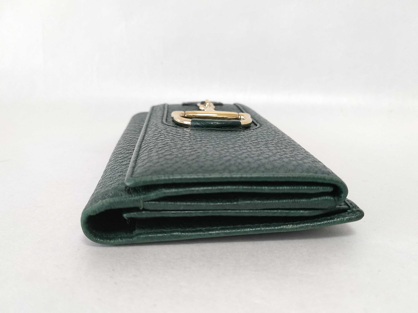 GUCCI Leather Horsebit Long Wallet