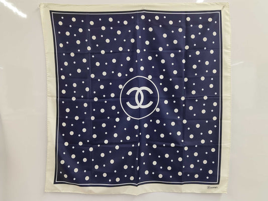 CHANEL Silk Scarf with Coco Mark and Other Accessories