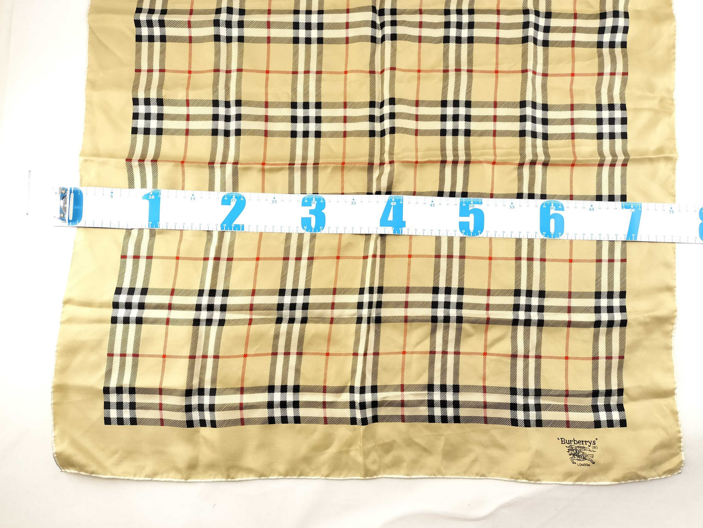BURBERRY Nova Check Silk Scarf