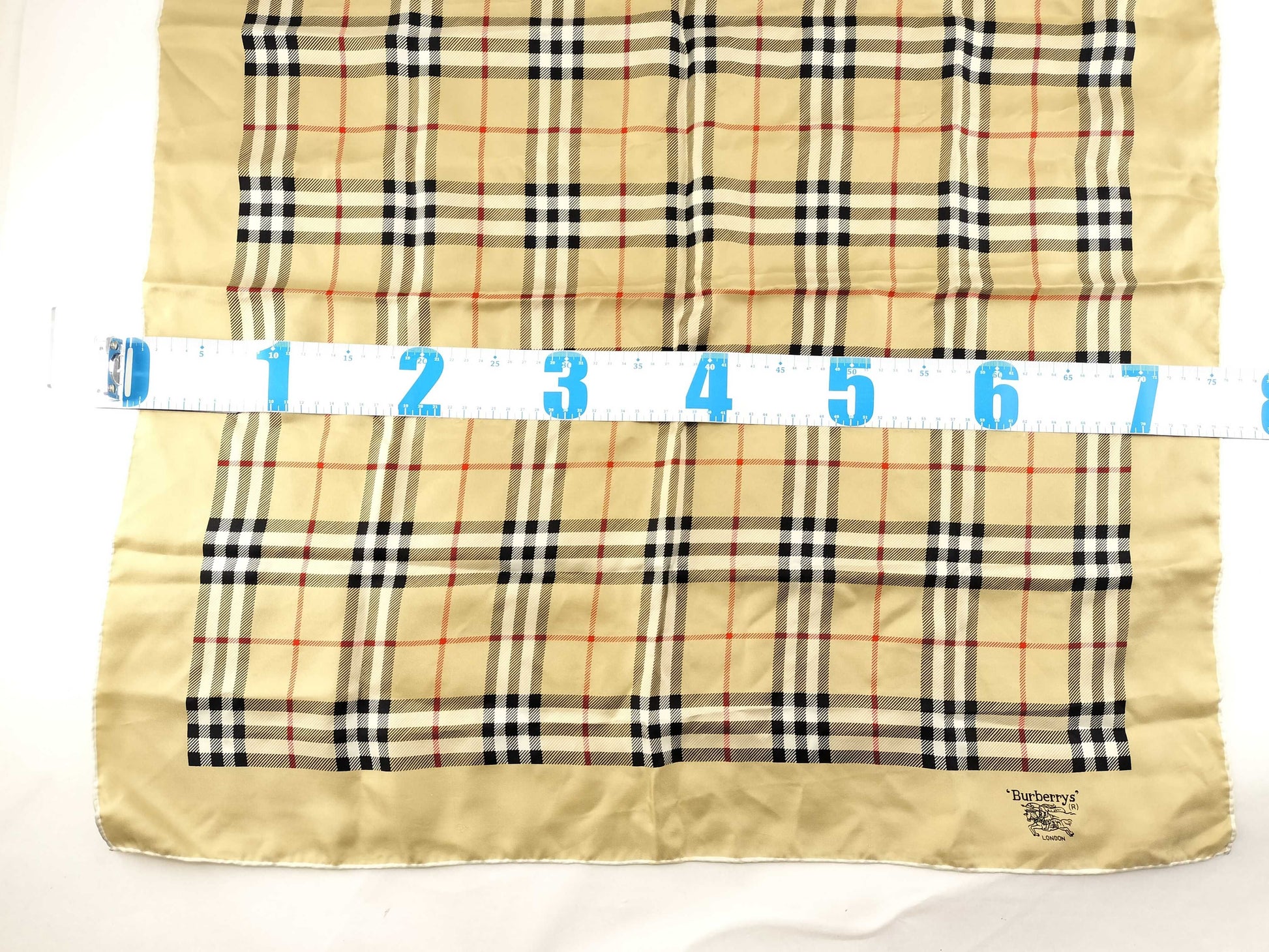 BURBERRY Nova Check Silk Scarf