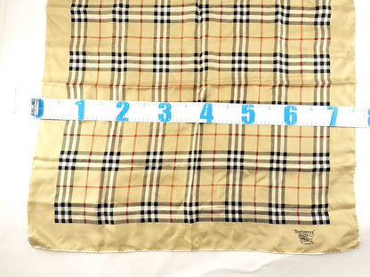BURBERRY Nova Check Silk Scarf