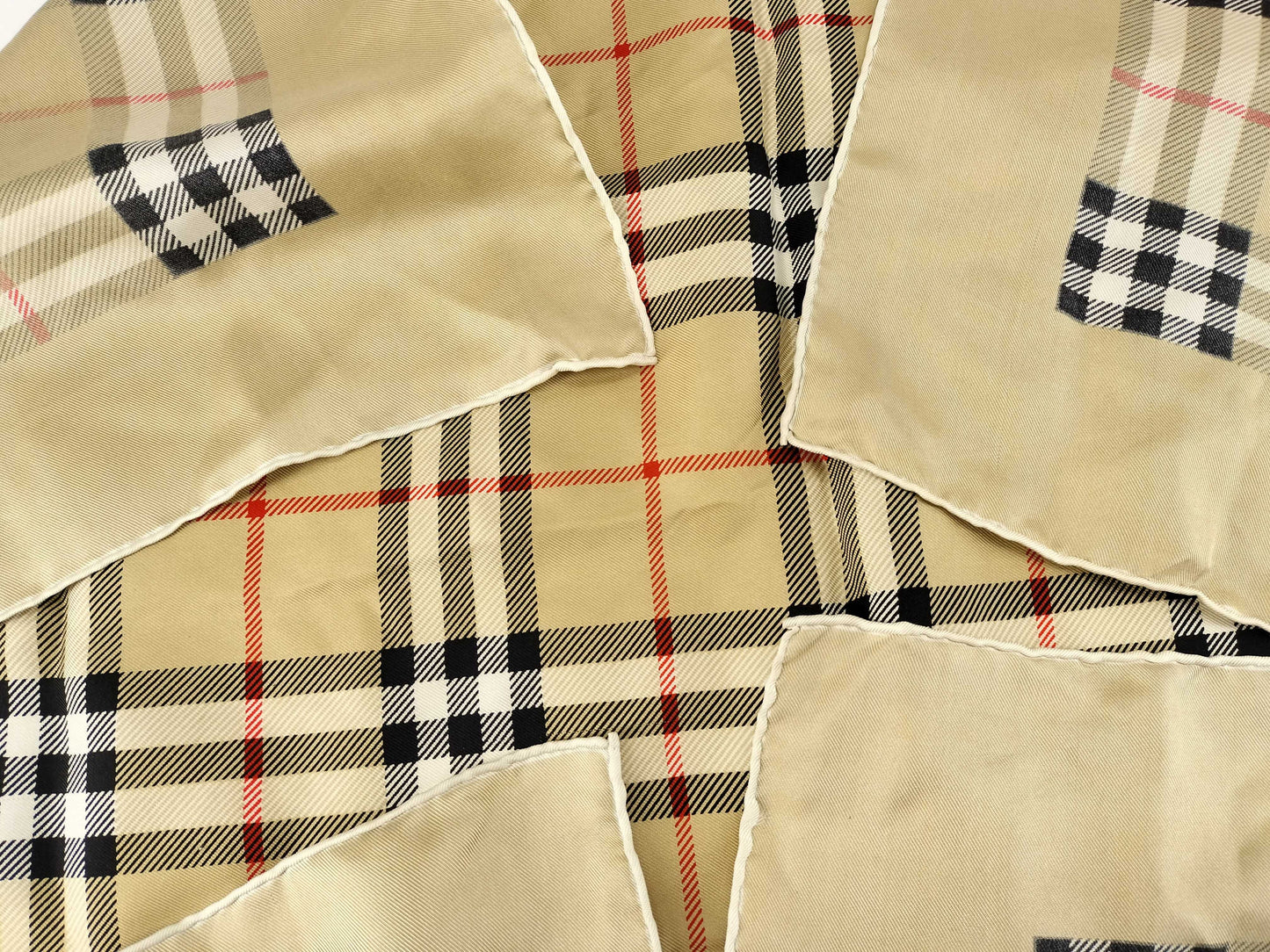 BURBERRY Nova Check Silk Scarf