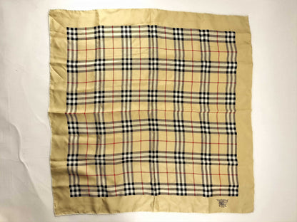 BURBERRY Nova Check Silk Scarf
