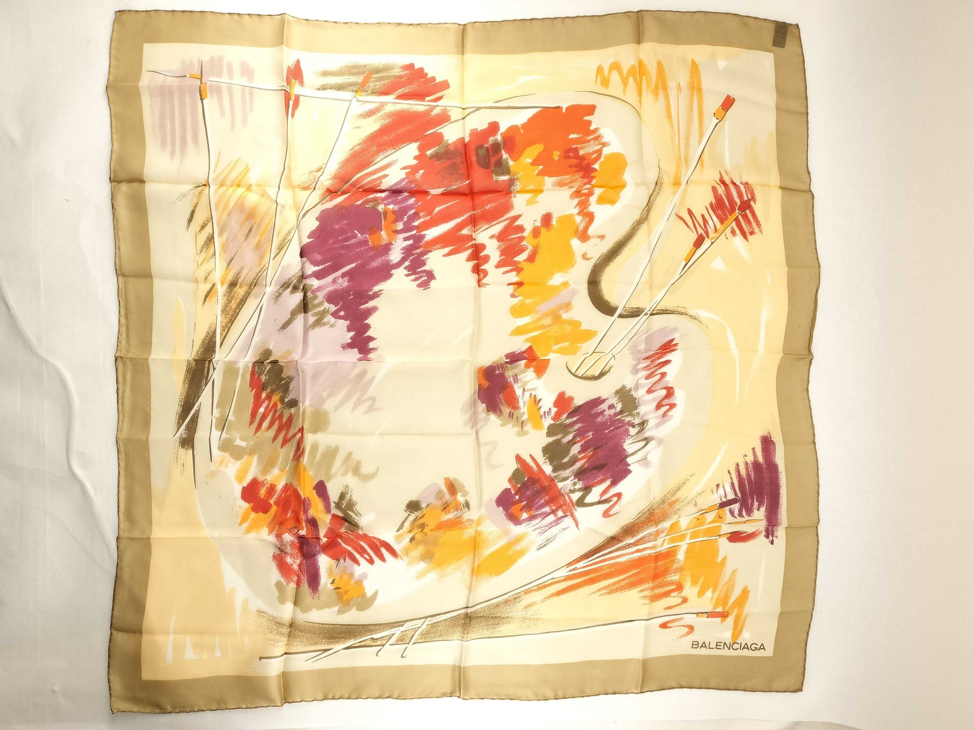 BALENCIAGA Balenciaga Scarf Silk Scarf