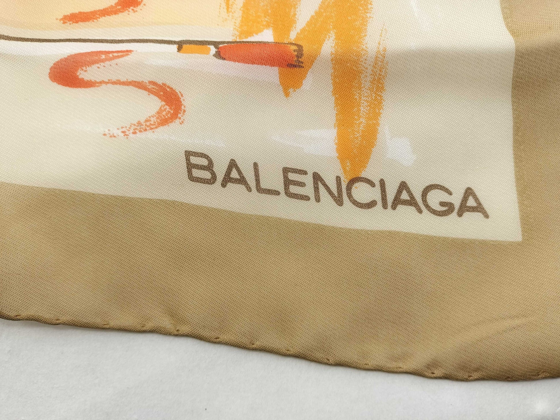BALENCIAGA Balenciaga Scarf Silk Scarf