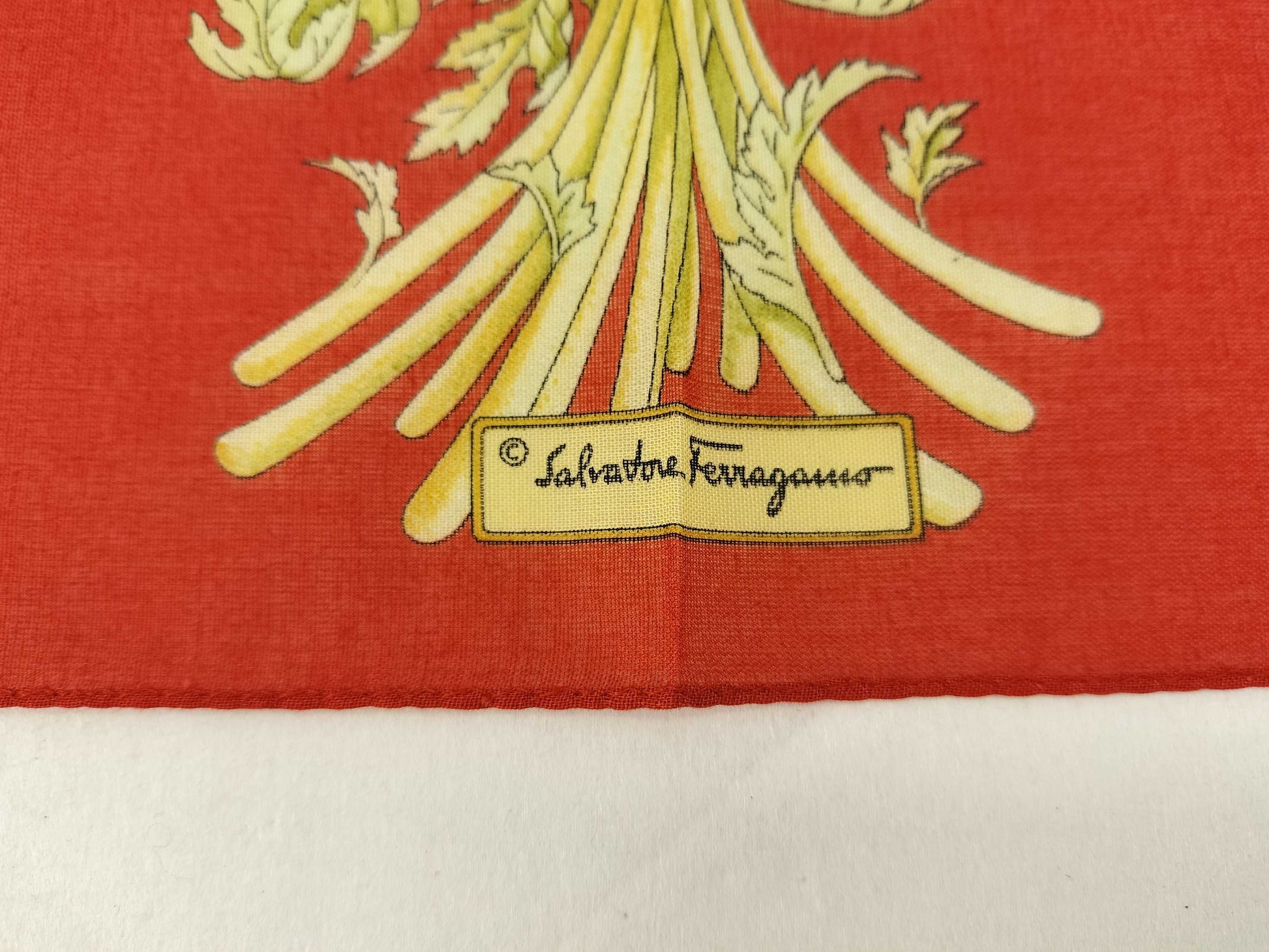Salvatore Ferragamo handkerchiefs and other accessories