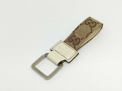 GUCCI GG Canvas Gucci GG Keychain with Box Key Case/Keychain