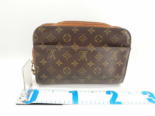 LOUIS VUITTON Monogram Louis Vuitton Monogram Clutch Bag Orsay Clutch Bag