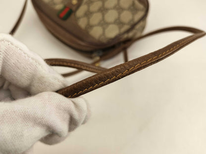 GUCCI Old Sherry Line GG PVC Shoulder Bag