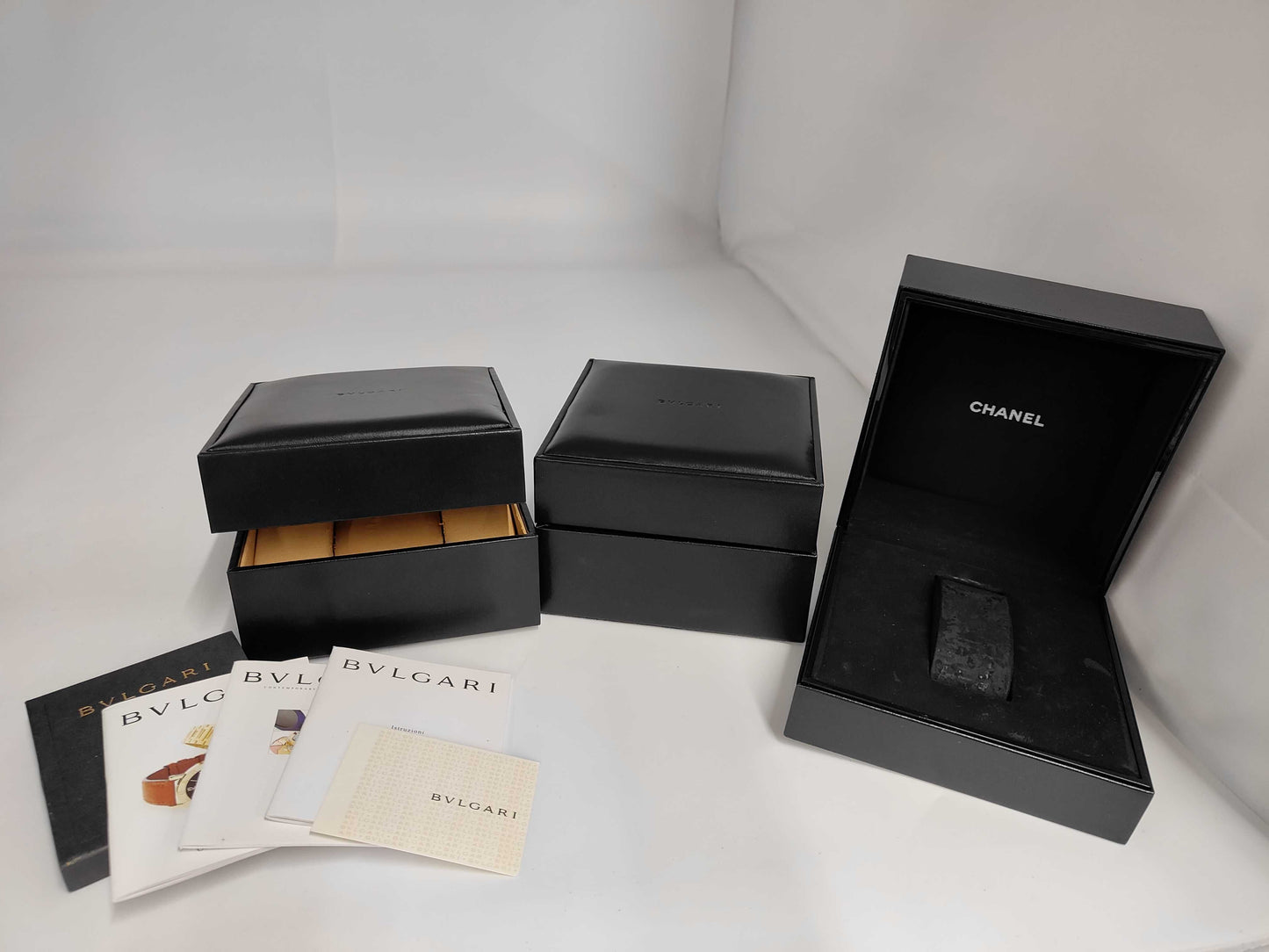 3 empty boxes, brand empty box bundle, brand empty box bundle 