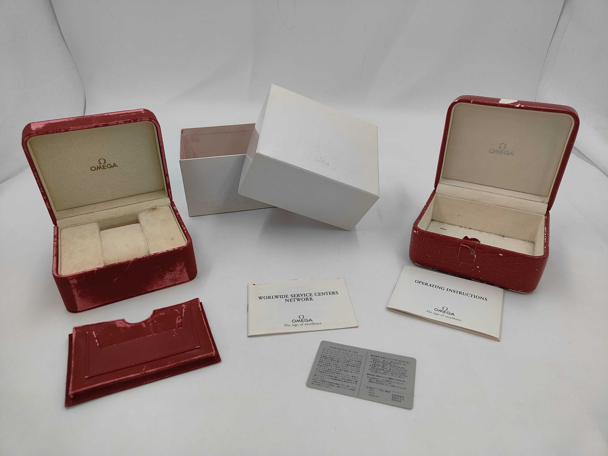 OMEGA Empty Box 2 Pieces Unisex