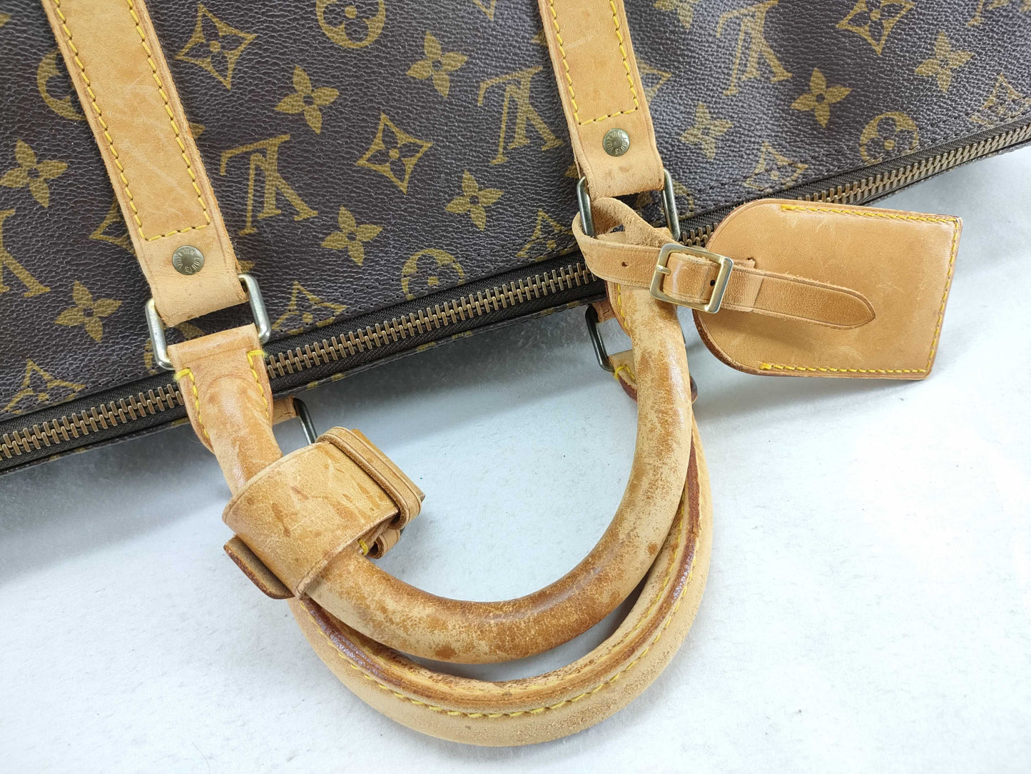 LOUIS VUITTON Monogram Louis Vuitton Keepall 50 Boston Bag
