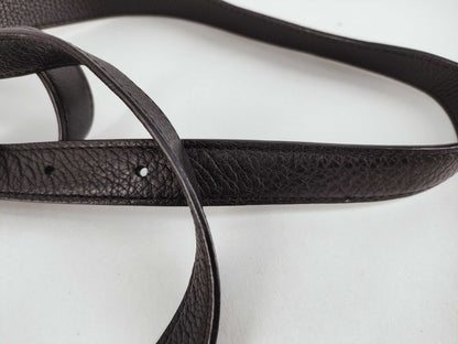 COACH Shoulder Bag Leather Black Shoulder Bag