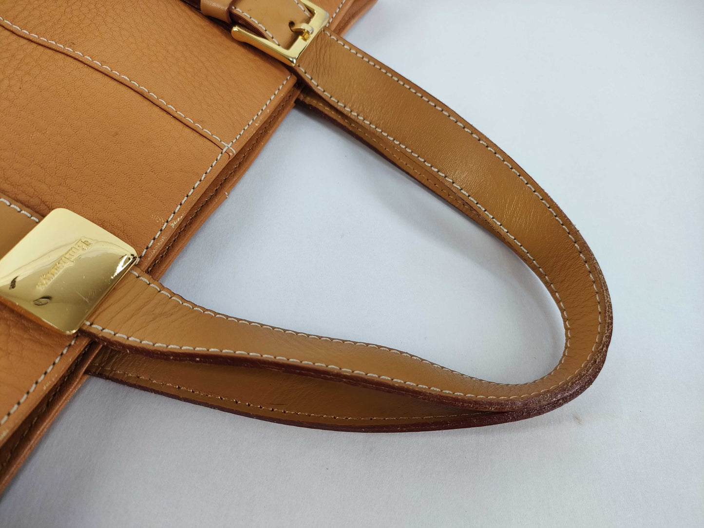 BURBERRY Handbag Leather Beige Handbag